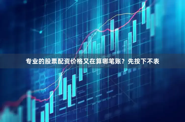 专业的股票配资价格又在算哪笔账？先按下不表