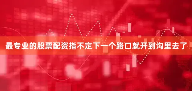 最专业的股票配资指不定下一个路口就开到沟里去了